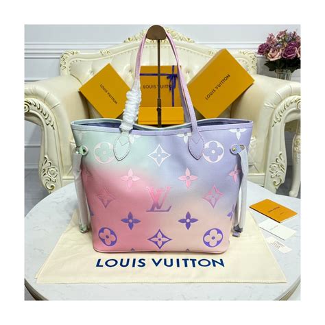 louis vuitton neverfull mm sunrise